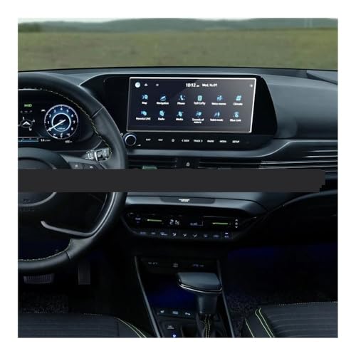 Protection tableau de bord Hyundai i20 verre trempé anti-reflet écran voiture 10.25