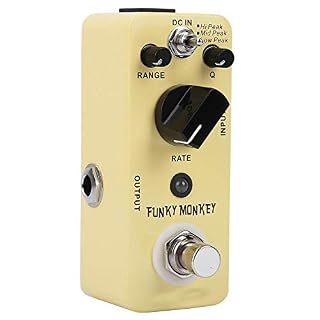 P¨¦dale de guitare,P¨¦dale d’effet Wah de guitare portable, DC 9V 3 modes avec autocollant jaune p¨¦dale d’effet de… - Les Beatles, Paul McCartney, John Lennon, RIngo Starr, George Harrison