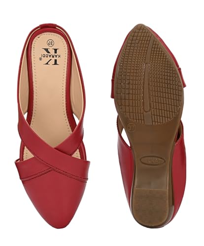 Image of Karaddi Slip on Sandals for Woman | Flats Women Stylish | Mules for Womens Sandals Flats | Mule for Women Stylish Flat Sandal | Flat Fashion Sandal