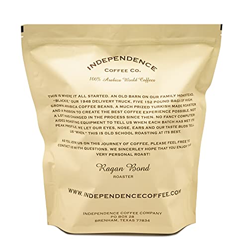 Independence Coffee Co. Old New Orleans Crème Brule Flavored Light Roast Whole Bean Coffee, 5 Pound Bag #TOP1