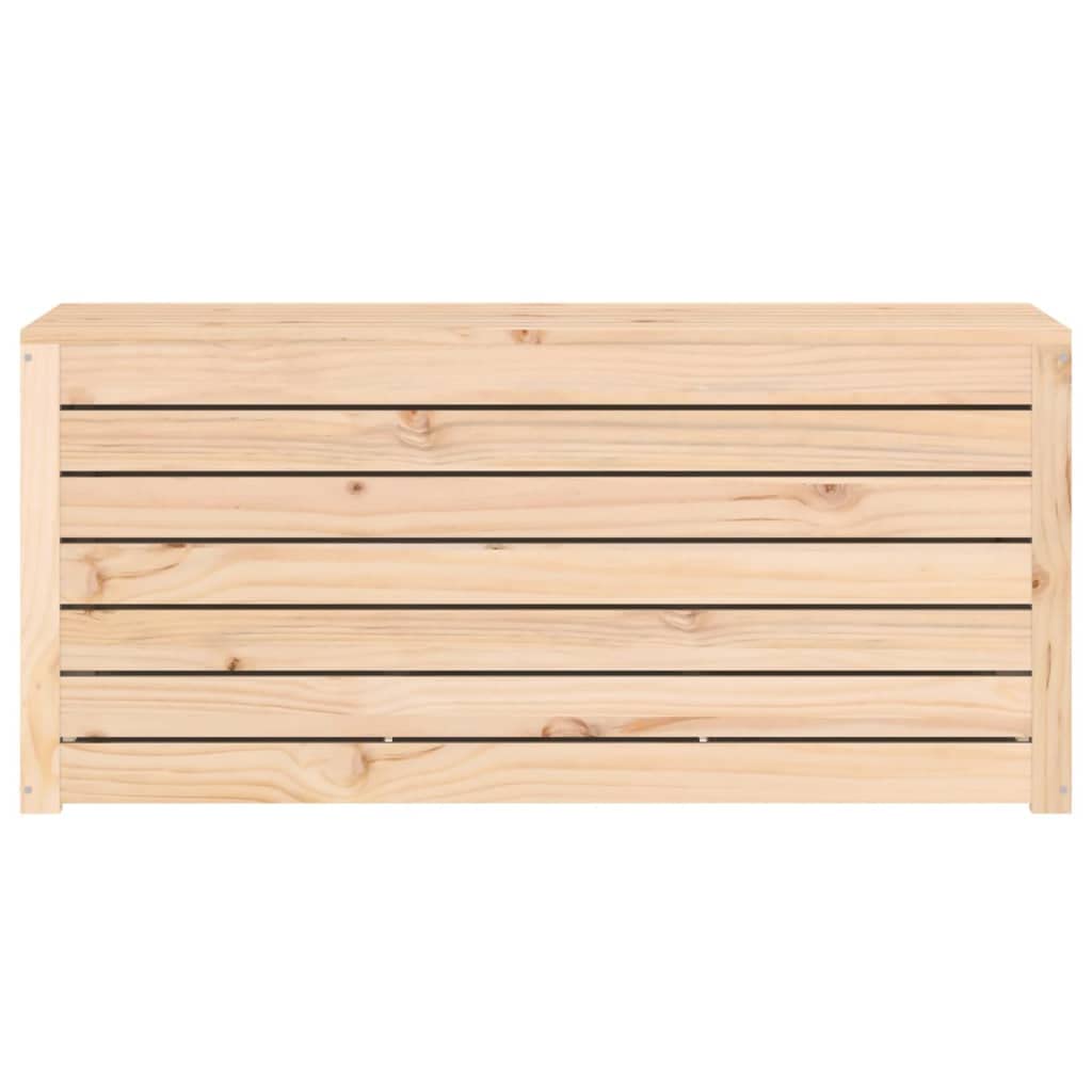 vidaXL Skrzynia ogrodowa, 101x50,5x46,5 cm, lite drewno sosnowe