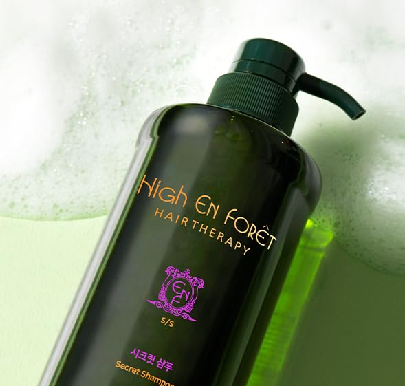 Miniatura 2 de HIGH EN FORÊT Champú Secreto de 20.3 onzas líquidas, para cabello graso y cuero cabelludo, limpia profundamente y calma el cuero cabelludo, pH