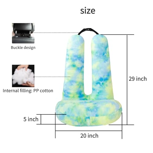 Image of FHSGGP Travel Pillow Car Travel Sleep Support Pillow