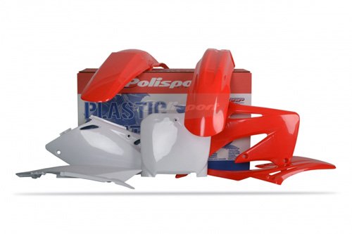 Polisport 90085 kit Crf450r 02–03 Rouge plastiques de remplacement moto