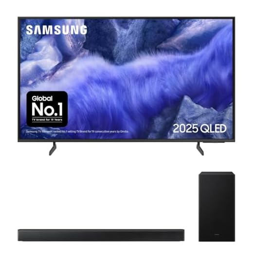 Bundle of Samsung 55" QLED QEF1 4K Vision AI Smart TV + Samsung B650F 3.1ch B-series Soundbar with Subwoofer (2025)