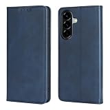 【Hamany】 galaxy A57 5g ケース 手帳型 ギャラクシーA57 ケース カード収納 財布型 耐衝撃 耐久性 耐摩擦 SC-54G スマホケース SM-A576Z マグネット式 galaxy a57 ケース レザー 携帯カバー -ヴィンテージ ブルー