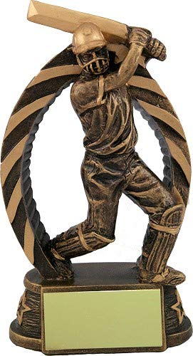 A1 PERSONALISED GIFTS Resn Cricket Batsman Trophies 200mm