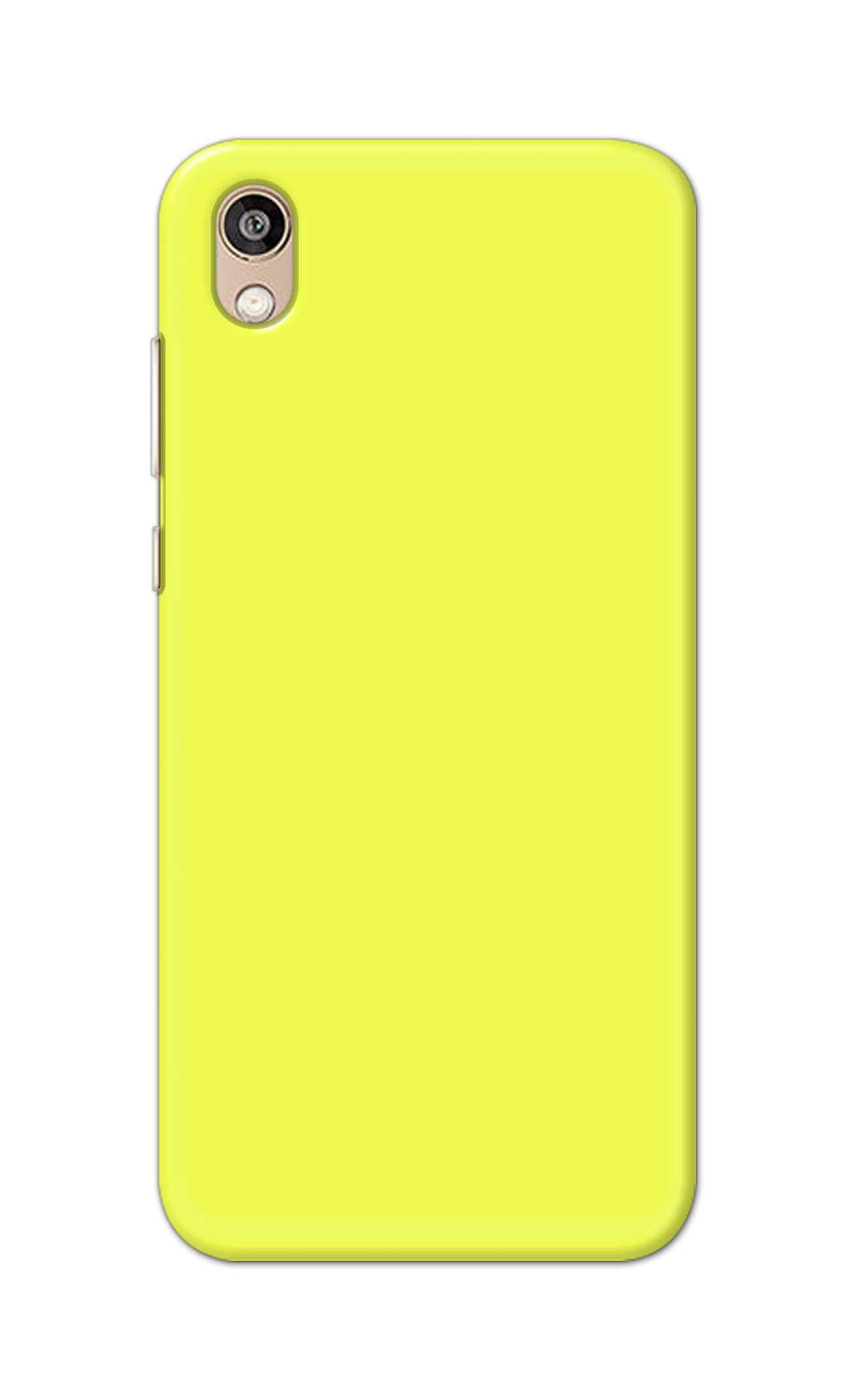 Generic Plain Yellow Glowing Printed Designer Hard Case for Honor 8S / Huawei Y5 (2019), AMN-LX9, AMN-LX1, AMN-LX2, AMN-LX3 Back Cover -(6A) SAG1002