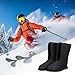 Kichvoe 1 Pair Insulated Boot Liners Men Soft Warm Winter Boot Socks for Cold Weather, Outdoor Hiking Fishing Thermal Shoe Liners, 11inch/28cm