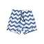 Periwinkle Blue Wavy Stripe