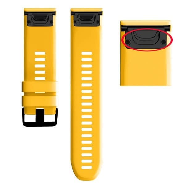 Correa de silicona de 22 y 26 mm para solucionar desgaste en Garmin Fenix 5 y 3 HR