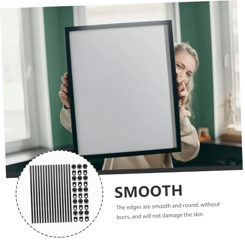 Soesfoufu 14254H011BMS 1 Set Painting Pole Posters Hangers Household Poster Frame Scroll Frame Poster Hanger Clips Plastic Frames Dowel Poster Hanger Wall Scroll Hanger Painting Hanging Tool Black Abs thumb #4