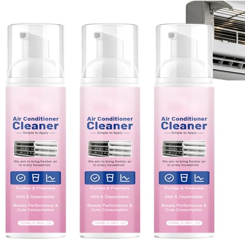 Nettoyeur de climatisation contre l'air vicié spray mousse 3pcs
