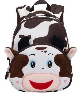 Mayatra's Cow Backpacks For Pre-Schoolers Kids,Water Resistant Mini Lightweight Backpack for Kids,Small Size Bag for Play School & Nursery Kids,Picnic Bag,Travel (Multicolour)-image-23