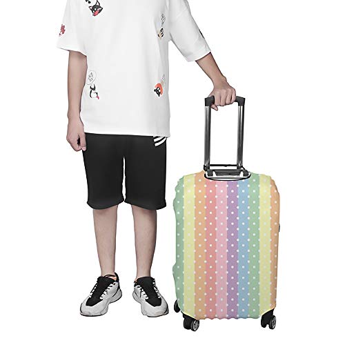 Housse de bagages arc-en-ciel en fibre polyester CHEHONG - 4