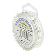 18 Gauge Non-Tarnish Tarnish Resistant Silver Artistic Wire Spool 20 Feet Jewelry Making Tool