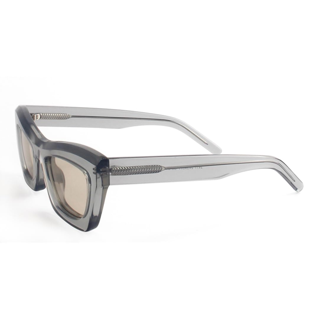 Gafas de sol polarizadas de acetato grueso para mujer y hombre