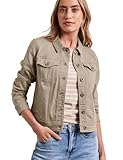 Street One Damen Jacke im Colored Denim Look mit Taschen