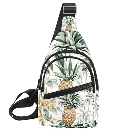 Bolso de hombro y mochila cruzada Misty Landscape para hombres y mujeres