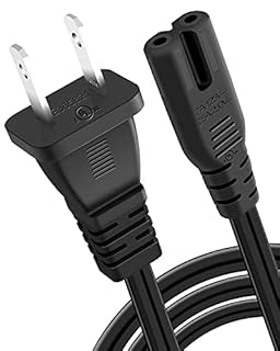 AC Power Cord for PS5 PS4 PS3 PlayStation 4 Slim,Xbox One S/X,TV Power Cable for Samsung LG TCL Roku Toshiba LED LCD TV,HP