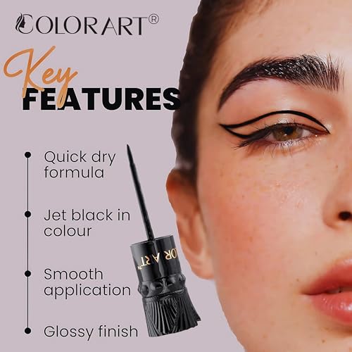 Image of Diamond Matte Eyeliner Easy-Glide Applicator, Waterproof Liquid Liner for Eyes 10 ml