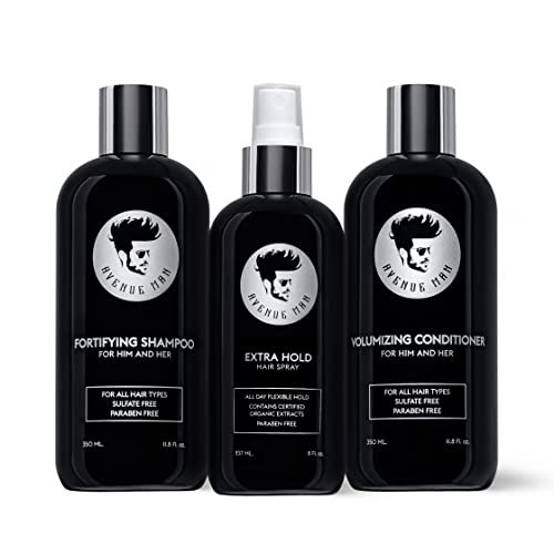 Avenue Man Extra Hold Hairspray (8 Oz) - All Day Firm Hold Fast Drying Hairspray With Herbal Extracts For All Hair Types - Paraben Free Hair Products - Made In The Usa #TOP4