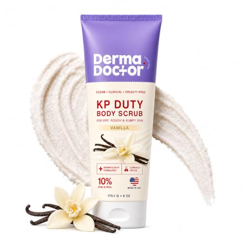 Image of DERMAdoctor KP Bump Eraser Vanilla Body Scrub, Keratosis Pilaris, 6 oz
