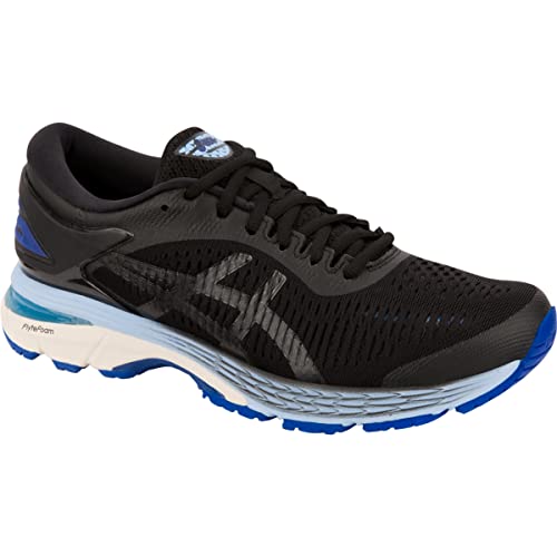 ASICS Women's GEL-Kayano 25 Running Shoe, Black/Asics Blue - 7 B(M) US3