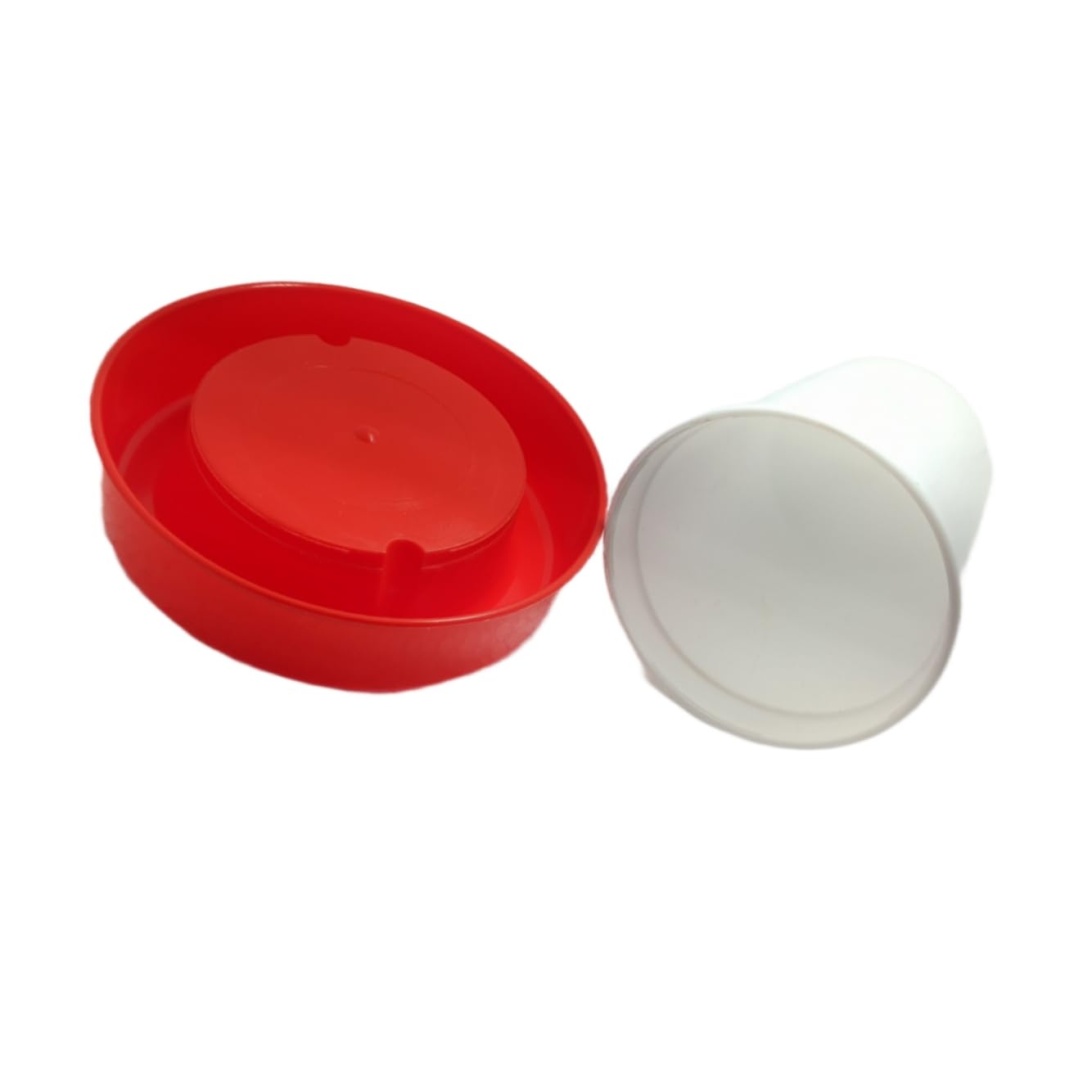 Birds,Chicken,Quail Poultry Food & Water Combo Feeder 500ml | Plastic Birds Ground Type Feeder (B0CVDSMQ56) Amazon Price History, Amazon Price Tracker