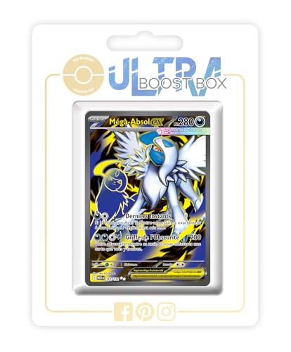 Méga-Absol ex 161/132 Full Art Secrète - Myboost X Méga-Évolution 1 - Coffret de 10 Cartes...