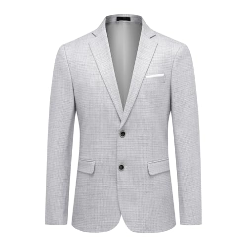 Mens 2 Piece Checked Suit Slim Fit 1 Button Plaid Casual Formal Blazer Pants Set2