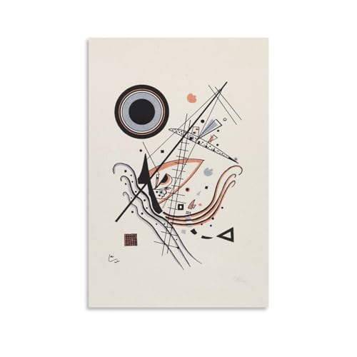Toile Kandinsky NgAnoh Blau tableau salon moderne pour sublimer votre séjour