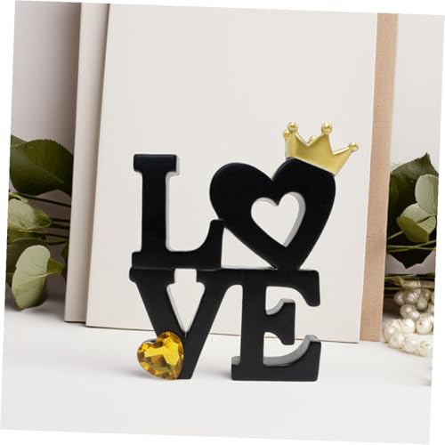 Panneau Déco Centre de Table Lettres Amour Saint-Valentin Rustique