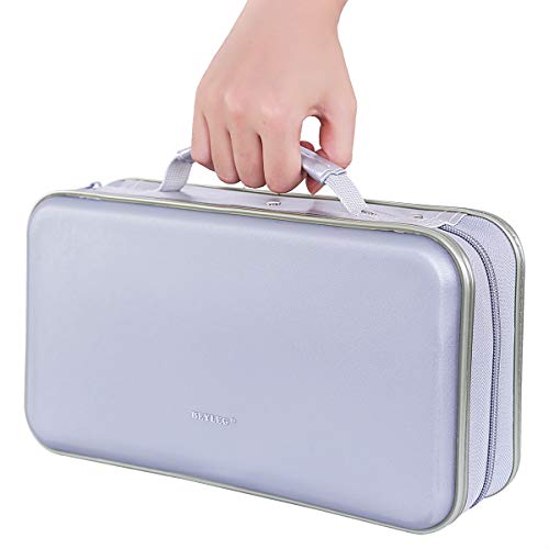 Carteira para CD DVD, Wismart com capacidade de 96 graus, resistente, para armazenamento de DVD, cap