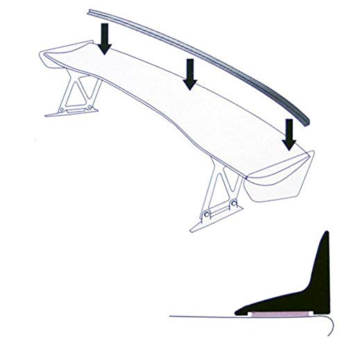 Vaikhari USA Universal Spoiler Gurney Flap for GT Spoilers Wings