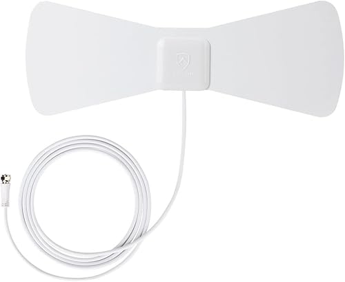 Antop 30 Miles Digital TV Antenna Indoor Directional UHF VHF Reception and 10 Feet High Performance Coax Cable