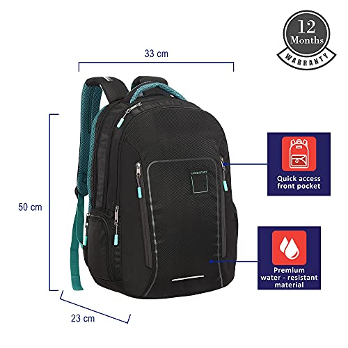 Image of Lavie Sport Laptop Backpack | School College Bag for Boys & Girls