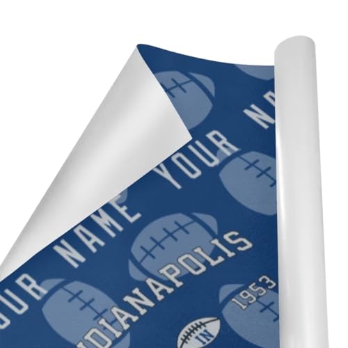 indianapolis custom personalized gift wrapping paperindianapolis packaging paperindianapolis sports decorationwrap gift to make the gift look more beautifulclassic gifts of sports fans