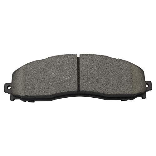 Image of TRQ Rear Brake Pad & Rotor Kit Ceramic Premium G-Coated Compatible with 2013-2019 Ford F-350 Super Duty 2013-2016 F-450 Super Duty