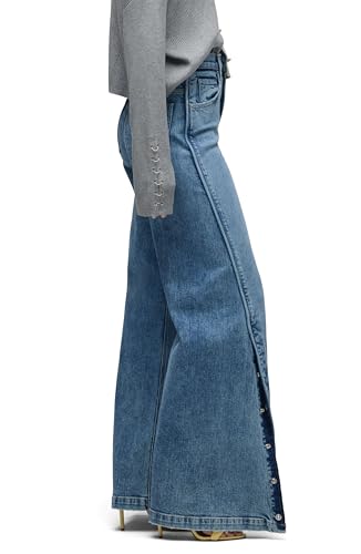 Hudson Women's James High Rise Wide Leg Jean2