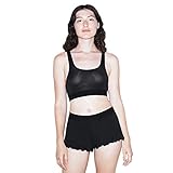 American Apparel Women's Mix Modal Lounge Short, Black, Small