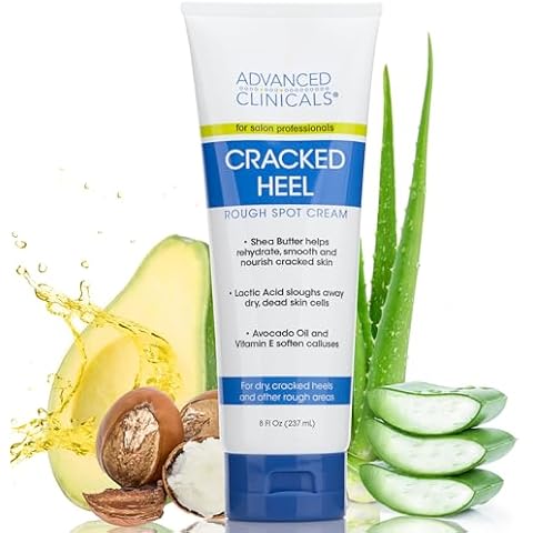 Advanced Clinicals Cracked Heel Foot Cream Moisturizer Cover