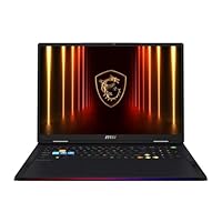 MSI Raider 18 HX AI 18&quot; QHD+ IPS 240Hz Display Gaming Laptop; Intel Core Ultra 9 285HX 2.1GHz; GeForce RTX 5090 GPU 24GB GDDR7; 64GB DDR5-6400 RAM; 2TB NVMe M.2 SSD