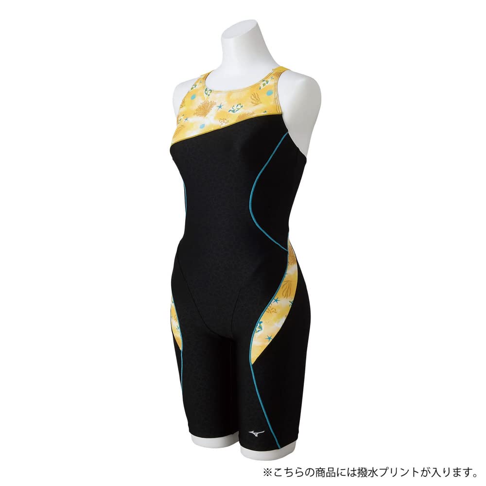 Mizuno 競泳用水着 ブラック/グレー XL 競泳用GX・SONIC 6 ET ハーフスーツ|N2MGA703|競泳水着|スイム
