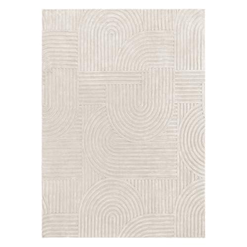 Pauwer 5x7 Area Rugs for Living Room, Modern Non Slip Washable Rug, Beige - image 9