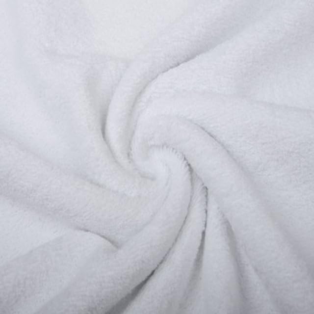 Pure Cotton Terry Cloth, 45" Wide, Fabric by The Yard, Soft, Durable, Black, 2 Yards