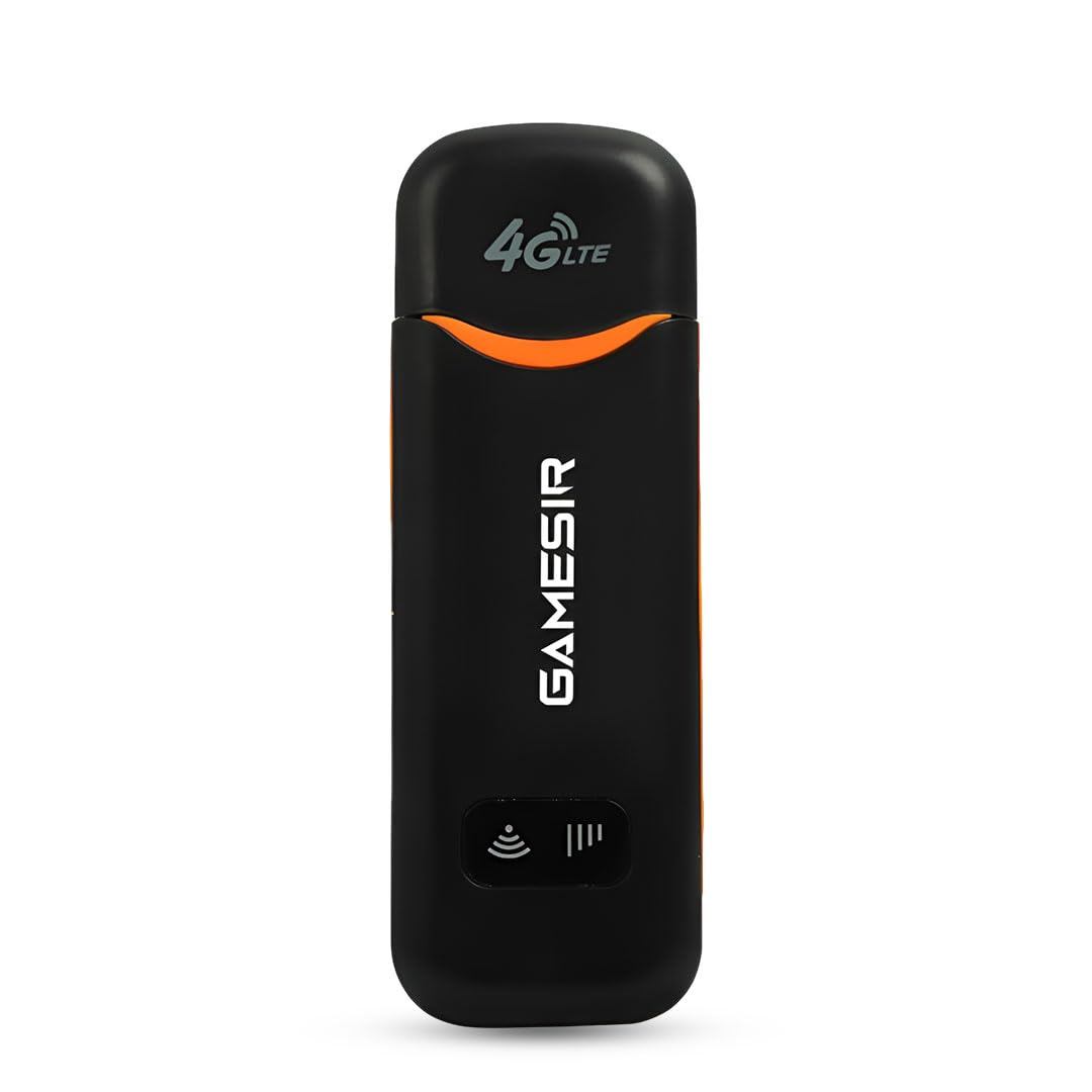 GameSir 4G LTE USB Dongle, All SIM Network Supported & Play Internet Stick with Tri Band & Sim Slot, Portable 150 Mbps High-Speed WiFi Modem for Laptop/Desktop/Tablet/Smartphone/Smart TV (Black)-image-18