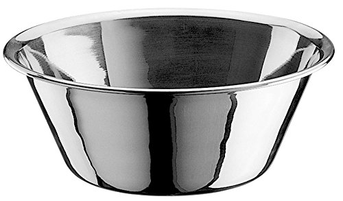 Pinti Inox 509037 Conical Salad Bowl, Stainless Steel, Silver