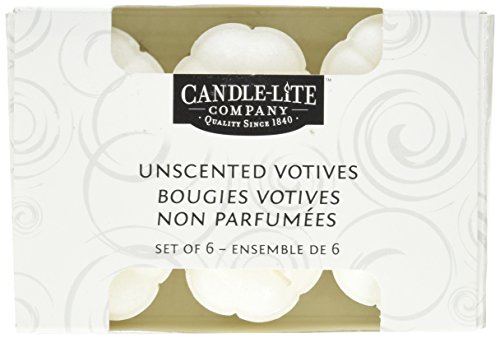Candle-Lite Unscented Votives, White #TOP13