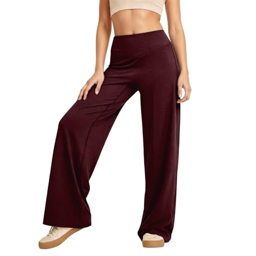 Pantalon de yoga à jambes droites sans couture avant pour en finir avec l'inconfort